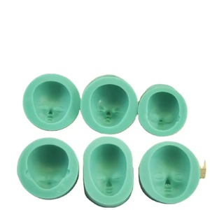 6 Styles Silicone Mold 3 D Baby Face Fondant Chocolate Decorating D I Y Sugar Craft,polymer Clay <b>Soap</b> Making,Doll Making <b>Sets</b> - Product Image 2