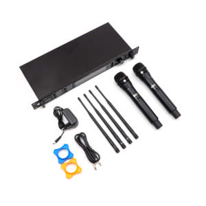 Micrófono Dinámico Cardioide <span class=keywords><strong>de</strong></span> 4 Canales para <span class=keywords><strong>Shure</strong></span>, Sonido Nítido y Negro, Lavalier/Auricular/<span class=keywords><strong>De</strong></span> Mano para Uso en <span class=keywords><strong>Estudio</strong></span>, Multifrecuencia - Product Image 6