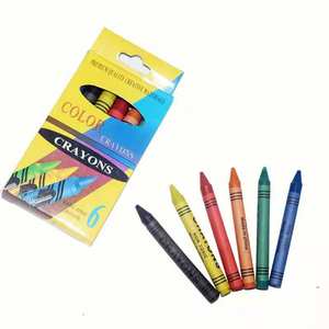 Eco-friendly Customized Paper Wrap Packaging 24 Colors Wax Crayon - Product Image 2