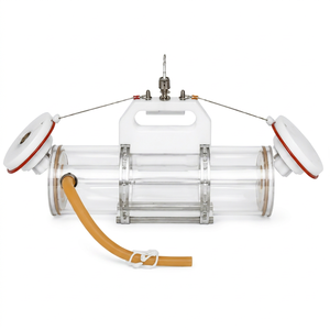 Échantillonneur d'eau Niskin, type horizontal et vertical, bouteille d'échantillonnage d'eau à double barillet en acrylique avec raccords en acier inoxydable SS316, OEM - Product Image 1