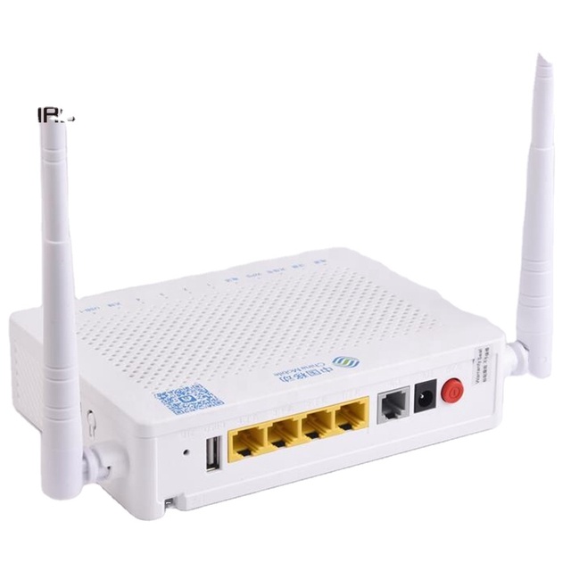 ZTE F673A V9 V2 GPON ONT 4GE+2USB+1POTS+2.4G/5.8G 5dbi WIFI Dual Band FTTH ONT Modem