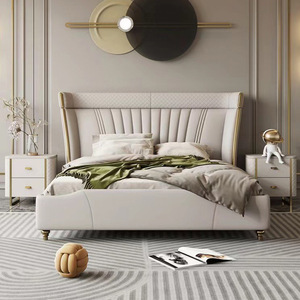 Home Bedroom Furniture Set Queen Bed Frame Double Single king Size Letto <strong>Camas</strong> Matrimonial Muebles <strong>De</strong> Dormitorio Up-holstered - Product Image 1