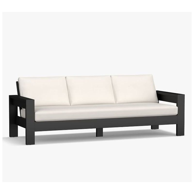 Wholesale outdoor furniture garden metal sofa patio aluminum three seat sofa