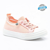 Vente chaude Enfant Tricoté Chaussette Supérieure Baskets Softy Anti-glissant Respirant Enfants Chaussures