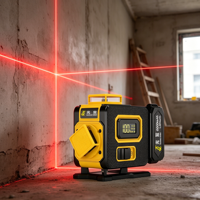 Niveau laser de construction en gros à auto-nivellement, longue durée de vie, lignes réglables pour les tâches d'alignement sur site