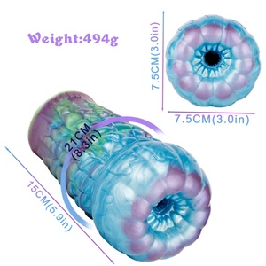 Juguetes Sexuales de Gelatina Marina para Hombres, Masturbación, Canal Anal Realista para Estimulación del Orgasmo, Fundas Reutilizables para Pene - Product Image 6