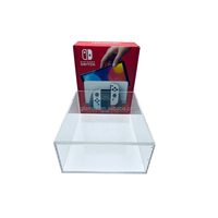 Boîtier de Console pour Nintendo Switch OLED, boîtier en acrylique protégé contre les UV, verrouillage magnétique, couvercle coulissant antidérapant, pieds amovibles