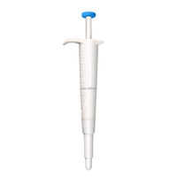Pipettes de transfert en plastique de haute qualité, mini micropipette de laboratoire réglable avec embout de pipette, volume fixe de 10 µl à 200 µl