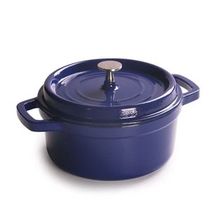 Olla de <span class=keywords><strong>Hierro</strong></span> <span class=keywords><strong>Fundido</strong></span> Esmaltada de Diseño Minimalista, Ecológica, al por Mayor de Fábrica - Product Image 4