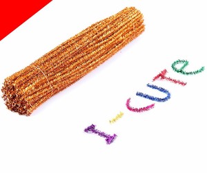 12 بوصة بريق الحرفية الأنابيب منظفات بريق الشنيل العصي للأطفال الحرفية بهرج الشنيل الجذعية - Product Image 5