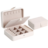 Hochwertige Leder-Schmuckaufbewahrungsbox - Umweltfreundlich & Modisch für Ringe, Ohrringe, Hochzeits-/Vatertags-Geschenke