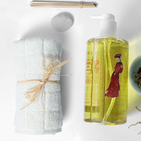 Bouteilles de lotion cosmétique vides en PET écologiques de 100/200/300/400 ml avec bouchon à vis et pompe à pression pour conditionneur cutané