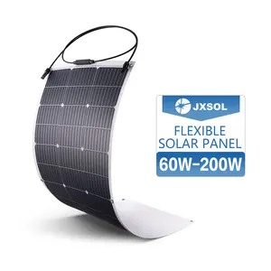 Panel surya fleksibel, panel fotovoltaik monokristalin 60W 70W 80W 90W 100W 110W 150W 180W