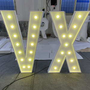 <span class=keywords><strong>Letras</strong></span> Luminosas de Metal Personalizadas de 4 pies (1.2 m) y 3 pies (0.9 m) para Techo, con Diseño de <span class=keywords><strong>Letras</strong></span> de Amor para <span class=keywords><strong>Matrimonio</strong></span> - Product Image 1