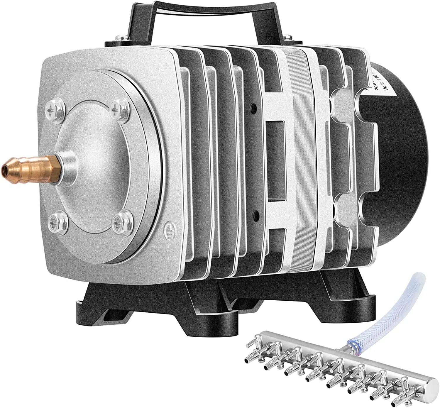 Compressor de ar eletromagnético, compressor de oxigênio da bomba de ar com saída de ar estável e operação silenciosa