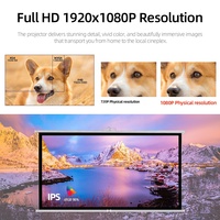 Projecteur AUN AKEY7 MAX Full HD 1080P 7500 Lumens Projecteur Vidéo LED pour la Maison Prise en Charge Mobile Vidéo 4K Beamer