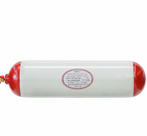 أسطوانة غاز طبيعي مضغوط فارغة مركبة من الألياف الزجاجية، معيار ISO11119 النوع 2، 406 مم، 200 لتر، 200 بار - Product Image 4