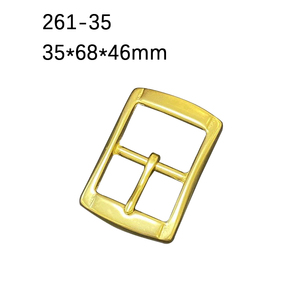 Lusso 35mm cinturino regolabile in pelle con fibbia in ottone massiccio borsa da uomo accessorio appendiabiti - Product Image 4