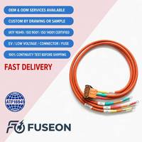 Kabel Rakitan Sistem Pendingin Arus Tinggi 600V untuk Kipas Kabinet Penyimpanan Energi Baru, Kabel Harness Mobil, Custom