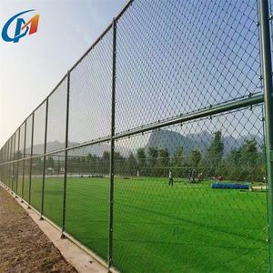 Clôture en treillis galvanisé <span class=keywords><strong>à</strong></span> chaud de haute qualité, revêtue de PVC, pour terrains de tennis, terrains de football et terrains de basketball - Product Image 1