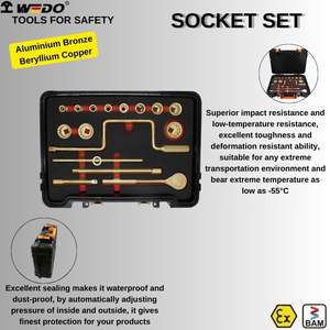 WEDO ATEX Nicht funkeln der 1/2 "<span class=keywords><strong>Dr</strong></span> Socket-Set-17pcs - Product Image 3