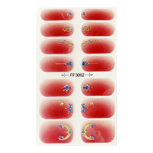Vente en gros sur mesure bandes de vernis à ongles en plastique 3D de style français japonais autocollants imperméables à ongles faciles à appliquer - Product Image 6