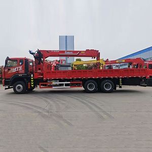 Camion-grue Sinotruk Mate 6*4, 14T, flèche à 5 sections pour la construction de ponts routiers, levage et transport - Product Image 3