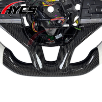 Volant personnalisé en fibre de carbone avec LED RPM pour Cadillac ESCALADE-V XT4 XT6 CT4V CT5V Accessoires de voiture sport