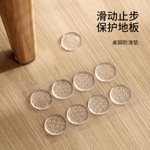 <b>Table</b> <b>Leg</b> Anti Slip Pad Plastic 8 Pcs Furniture Floor Protection Mat - Product Image 1