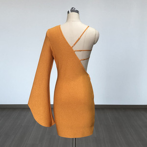 Personalizado de diseño fabricado elegante Sexy Bodycon sin tirantes Maxi vestido de fiesta de graduación - Product Image 6