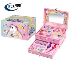 Estuche <span class=keywords><strong>de</strong></span> <span class=keywords><strong>maquillaje</strong></span> púrpura para niñas, Kit <span class=keywords><strong>de</strong></span> <span class=keywords><strong>maquillaje</strong></span> encantador, sombra <span class=keywords><strong>de</strong></span> ojos, esmalte <span class=keywords><strong>de</strong></span> uñas, caja <span class=keywords><strong>de</strong></span> <span class=keywords><strong>maquillaje</strong></span> para niñas - Product Image 2