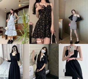 Váy maxi nữ mùa xuân 2024, kiểu dáng thường ngày, tay dài, in hoa, cổ tròn, thích hợp đi biển, dự tiệc - Product Image 3