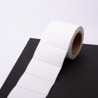 Étiquette personnalisée thermique directe résistante à l'huile et à l'eau 4x3 po en papier synthétique auto-adhésif perforé pour expédition et emballage
