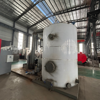 Chaudière industrielle verticale à vapeur de biomasse, composant préfabriqué en béton pour le durcissement des poutres, alimentée par granulés de biomasse, en acier inoxydable