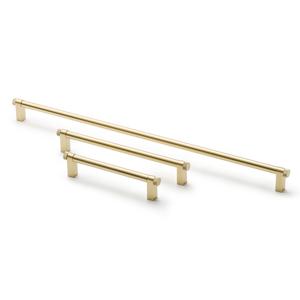 MAXERY Quincaillerie d'armoire en T <span class=keywords><strong>de</strong></span> luxe-Boutons <span class=keywords><strong>de</strong></span> tiroir et poignées <span class=keywords><strong>de</strong></span> tirage en laiton massif avec accents à double bande (tailles personnalisées disponibles) - Product Image 3