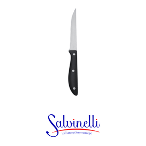 Cuchillo para carne Salvinelli ergonómico con mango negro - Product Image 3