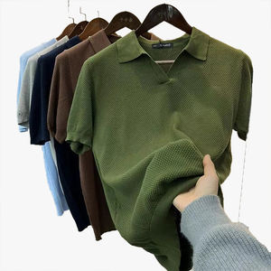 เสื้อโปโลผู้ชาย คอปกทรงนกนางนวล ระบายอากาศ น้ำหนักเบา แขนสั้น ปรับแต่งโลโก้ได้ แฟชั่นลำลอง ผ้าถัก สำหรับฤดูร้อน - Product Image 6