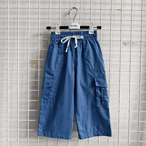 Pantalon en jean de mode en sergé de haute qualité pour enfants nouvel approvisionnement OEM de conception de jambe large à la mode pour garçons et filles - Product Image 6