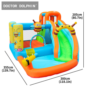 Doctor Dolphin Factory Combo Bee <strong>Funny</strong> Party <strong>Pool</strong> <strong>Inflatable</strong> Jumping Castle Bouncy House <strong>Inflatable</strong> Water <strong>Slide</strong> - Product Image 6