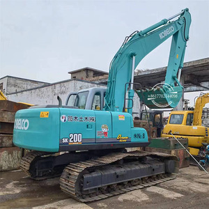 Excavadora de cadenas mediana Kobelco Sk200-6 Sk210LC-8 Sk230-6 de alta calidad, excavadora de bajo consumo, máquina usada japonesa Sk200 Sk 200D - Product Image 1