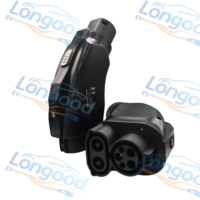 Adaptador de Carga Rápida CC Longood CCS1 a GB/T 300A 300KW para Vehículos Eléctricos BYD, NIO y XPeng