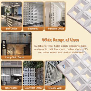 Панель-перегородка из полых компонентов из ПУ-плиты с девятью ячейками, 1200X600X30мм - Product Image 6