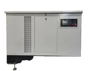 Generator Diesel elektrik, 10kw 15kW 20kW 25kW 50kW 100KVA siaga diam Set Generator Diesel elektrik kedap suara berpendingin air