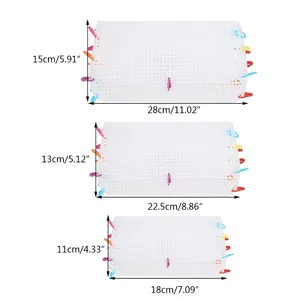 33055-1メッシュクリアプラスチックキャンバスシートDIYハンドバッグフレームイージーニットヘルパークリエイティブバッグ女の子の女性のための固定アクセサリーを作る