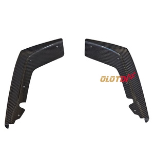 VRS Style Carbon Fiber Rear Diffuser Side Canards Fins Spoiler <b>Splitter</b> for Honda Civic 11th FL5 Type R 2022-2023 - Product Image 1