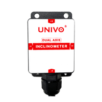 UNIVO UBIS-326 RS232/RS485/TTL/CAN Inclinometer Analog Digital Dua Sumbu Rentang 180 Derajat Akurasi 0.01 9-35V -40~+80 Dapat Disesuaikan