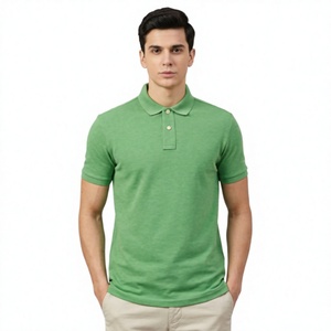 Polos homme 100% coton, manches courtes, polos de golf simples, polos personnalisés unis, vente en gros - Product Image 1