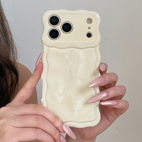 Coque de téléphone de luxe électroplaquée motif pierre de vin pour iPhone 13 14 15 16 17 Pro Max, bords ondulés, antichoc, dos souple