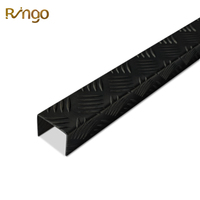 Bande de plaque d'aluminium moderne antidérapante et durable en forme de L/U profilé en métal protecteur d'angle en métal accessoires de carrelage