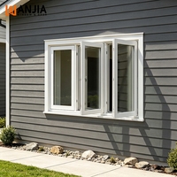 Ventana Abatible de PVC con Certificado de Conformidad de Nueva Zelanda, Insonorizada, Exterior, con Doble Capa de Vidrio